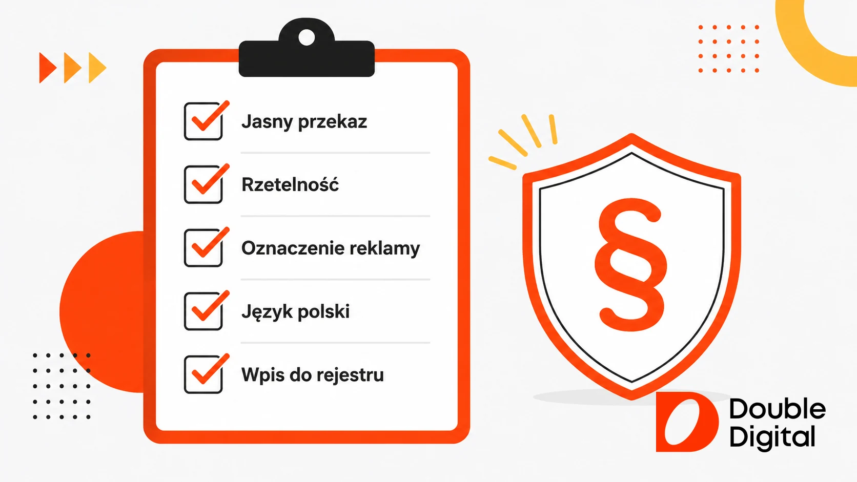 Checklista zgodności reklamy agenta ubezpieczeniowego z ustawą o dystrybucji ubezpieczeń: pięć wymogów prawnych.