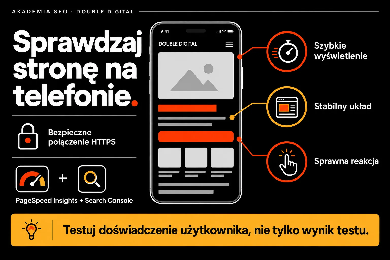 Sprawdzaj stronę na telefonie — Testuj doświadczenie użytkownika, nie tylko wynik testu.